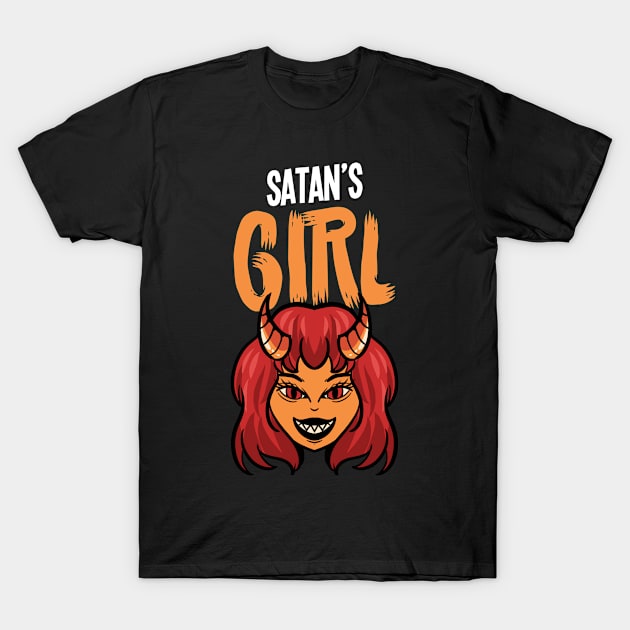 Satans Girl - For the dark side T-Shirt by RocketUpload